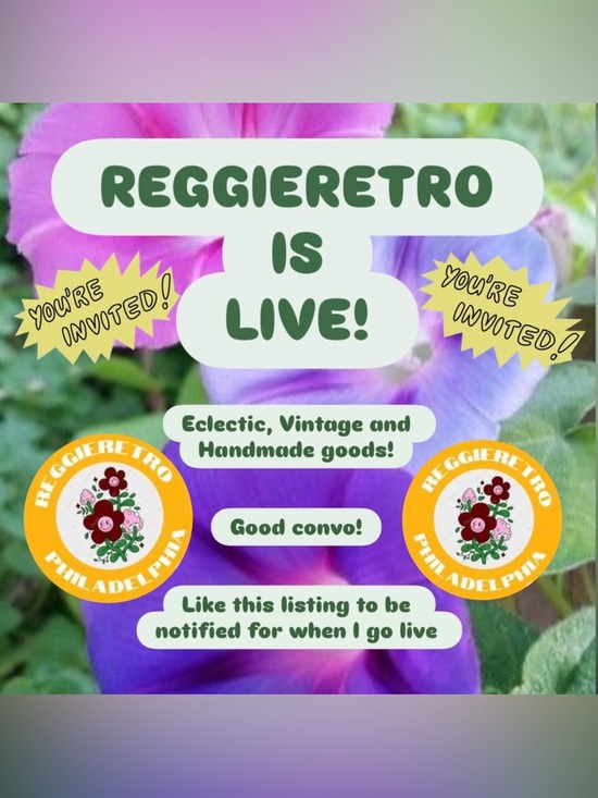Accessories - REGGIERETRO IS LIVE NOW! Stop by :) LIVE SHOW FLYER